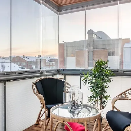 Tyylikaes Yksioe Aurajoen Rannalla Kera Autopaikan *